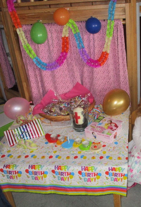 Ein Kinder Geburtstagstisch